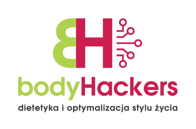 Logo poradni dietetycznej bodyHackers stworzone przez Euflonica Klaudia-Grochowska-Pawłowicz