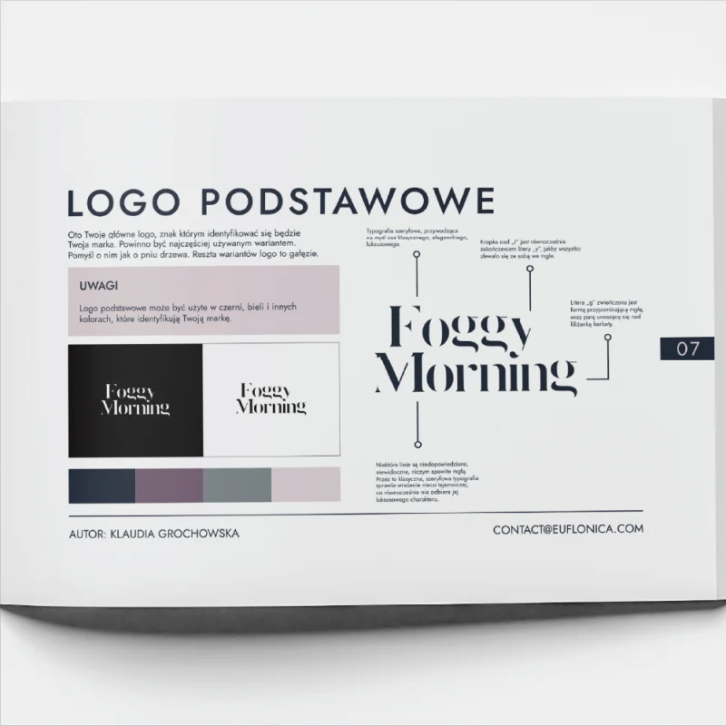 Branding | Euflonica Klaudia Grochowska-Pawłowicz | Brand Essentials Designer branding • logo • fashion design • strony www • książki i ebooki • ilustracje