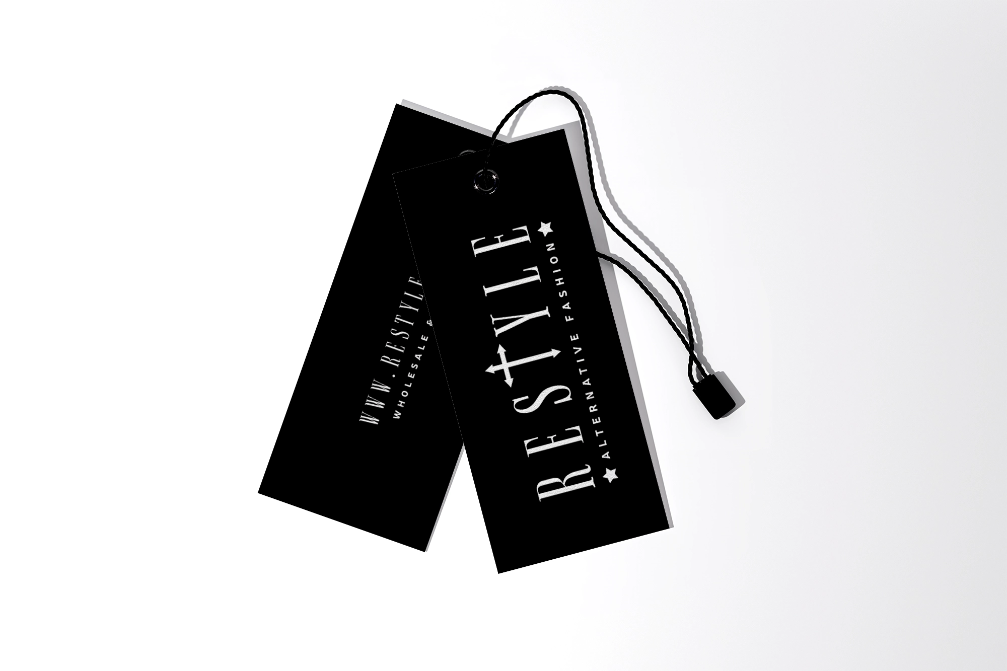 Branding autorstwa Euflonica Klaudia Grochowska-Pawłowicz marka odzieżowa moda alternatywna Restyle.pl metki