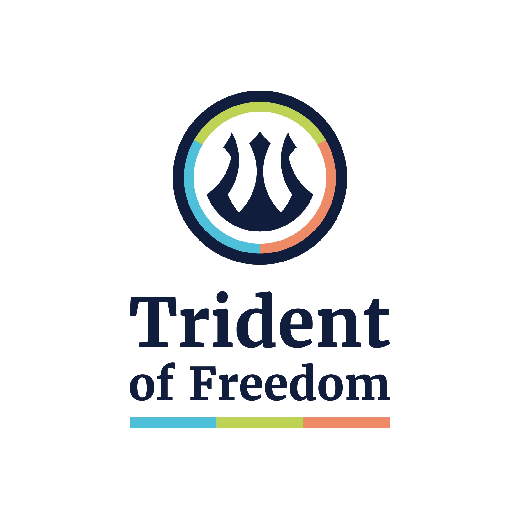 Branding autorstwa Euflonica Klaudia Grochowska-Pawłowicz marka osobista Trident of Freedom logo