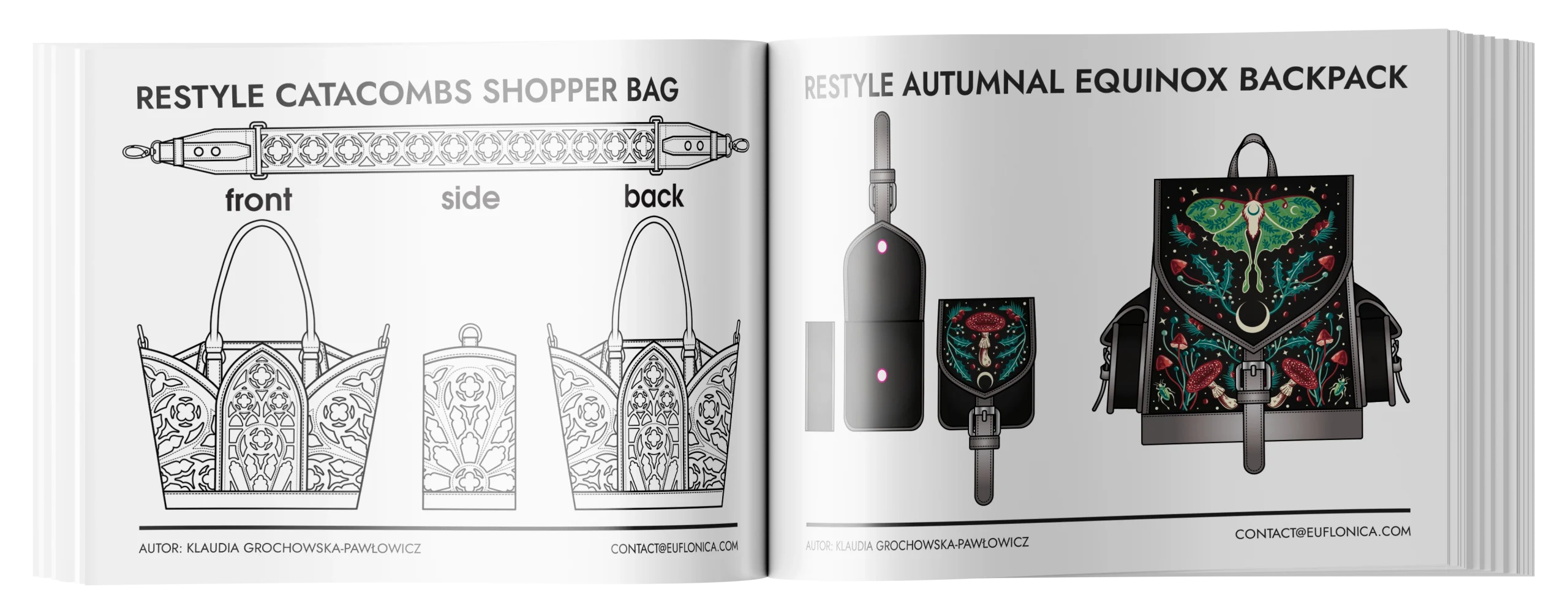 Branding | Euflonica Klaudia Grochowska-Pawłowicz | Brand Essentials Designer branding • logo • fashion design • strony www • książki i ebooki • ilustracje