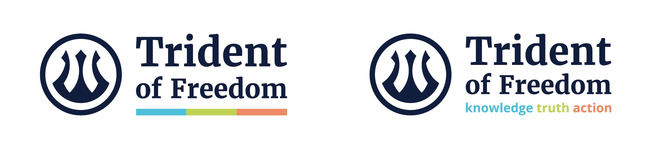 Branding autorstwa Euflonica Klaudia Grochowska-Pawłowicz marka osobista Trident of Freedom warianty logo